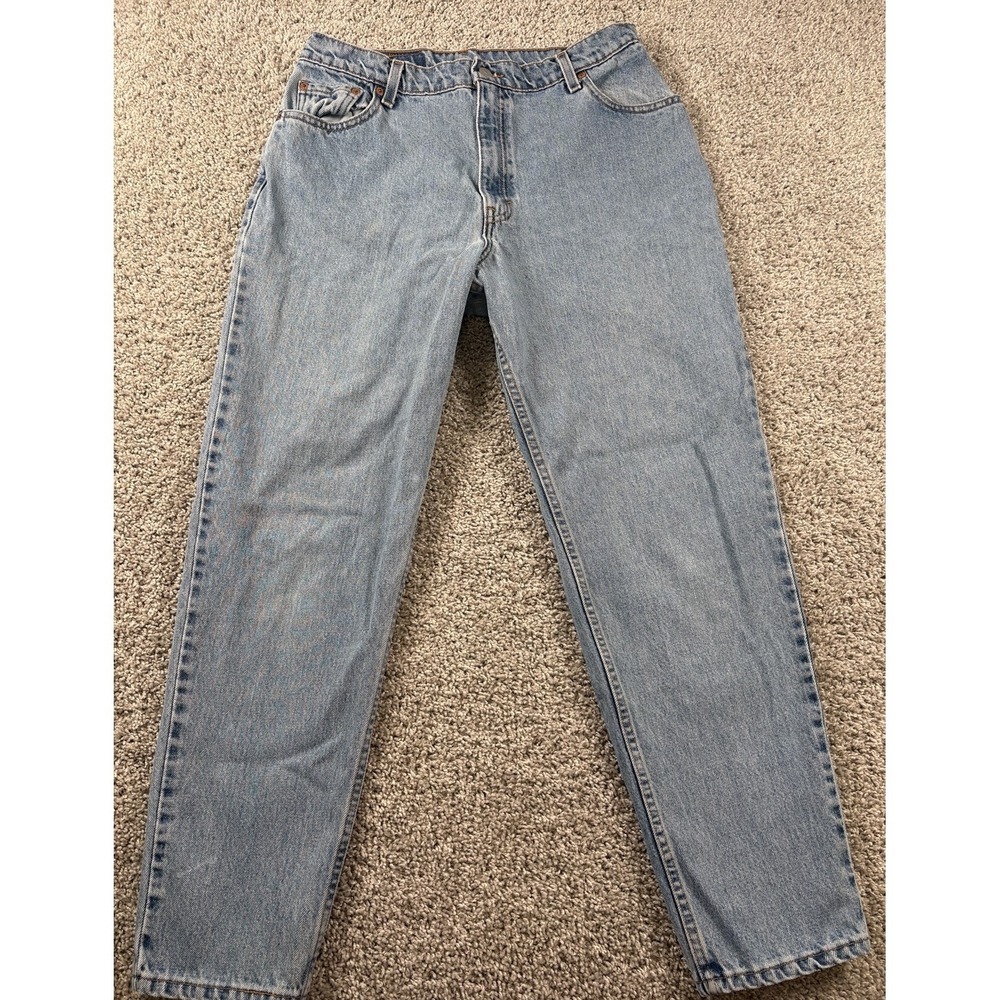 Levis 550 Made In USA Womens Jeans  Relaxed Fit Tapered Leg 16 Regular - Read‎ - Picture 2 of 10